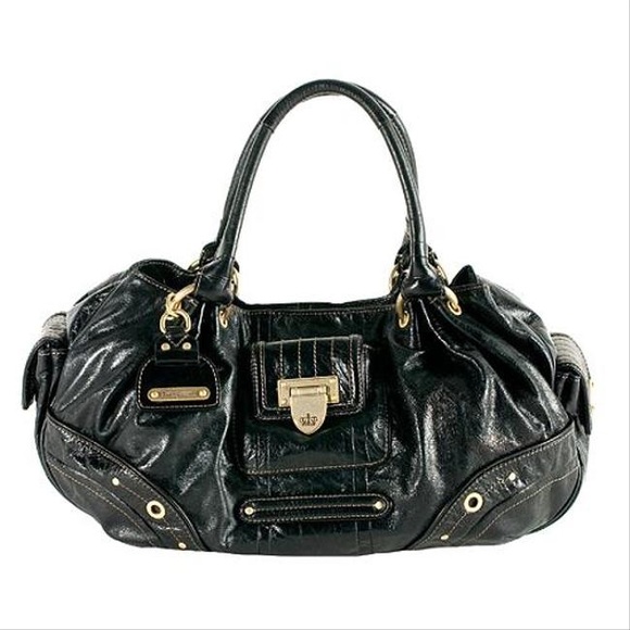 Juicy Couture Handbags - Juicy Couture "Flap Lock" Fluffy Leather Satchel Bag